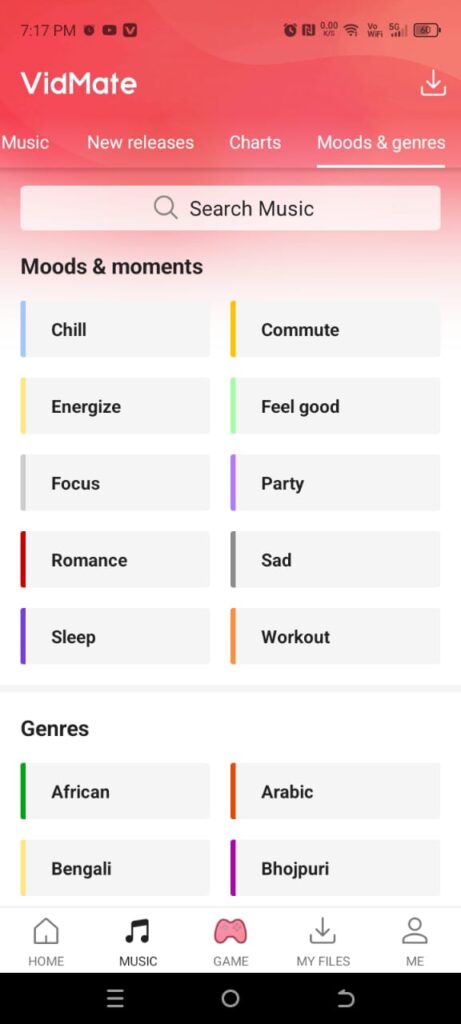 Vidmate APP Screenshot