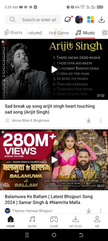 Vidmate APP Screenshot