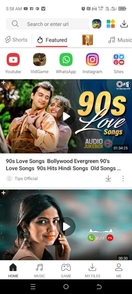 Vidmate APP Screenshot